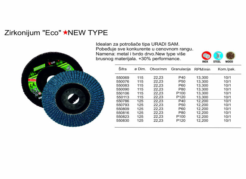 Zirkonijum Eco NEW TYPE