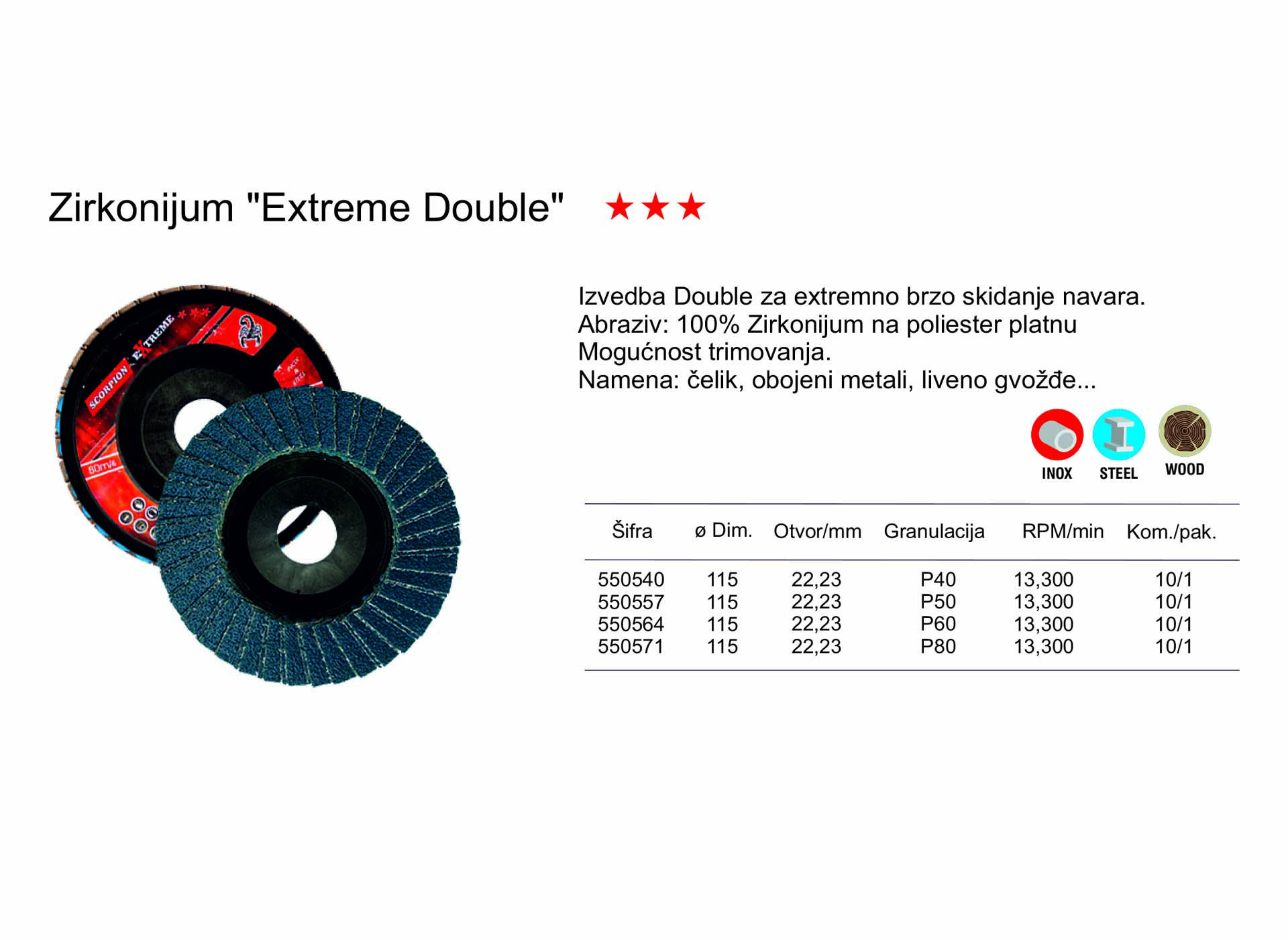 Zirkonijum Extreme Double