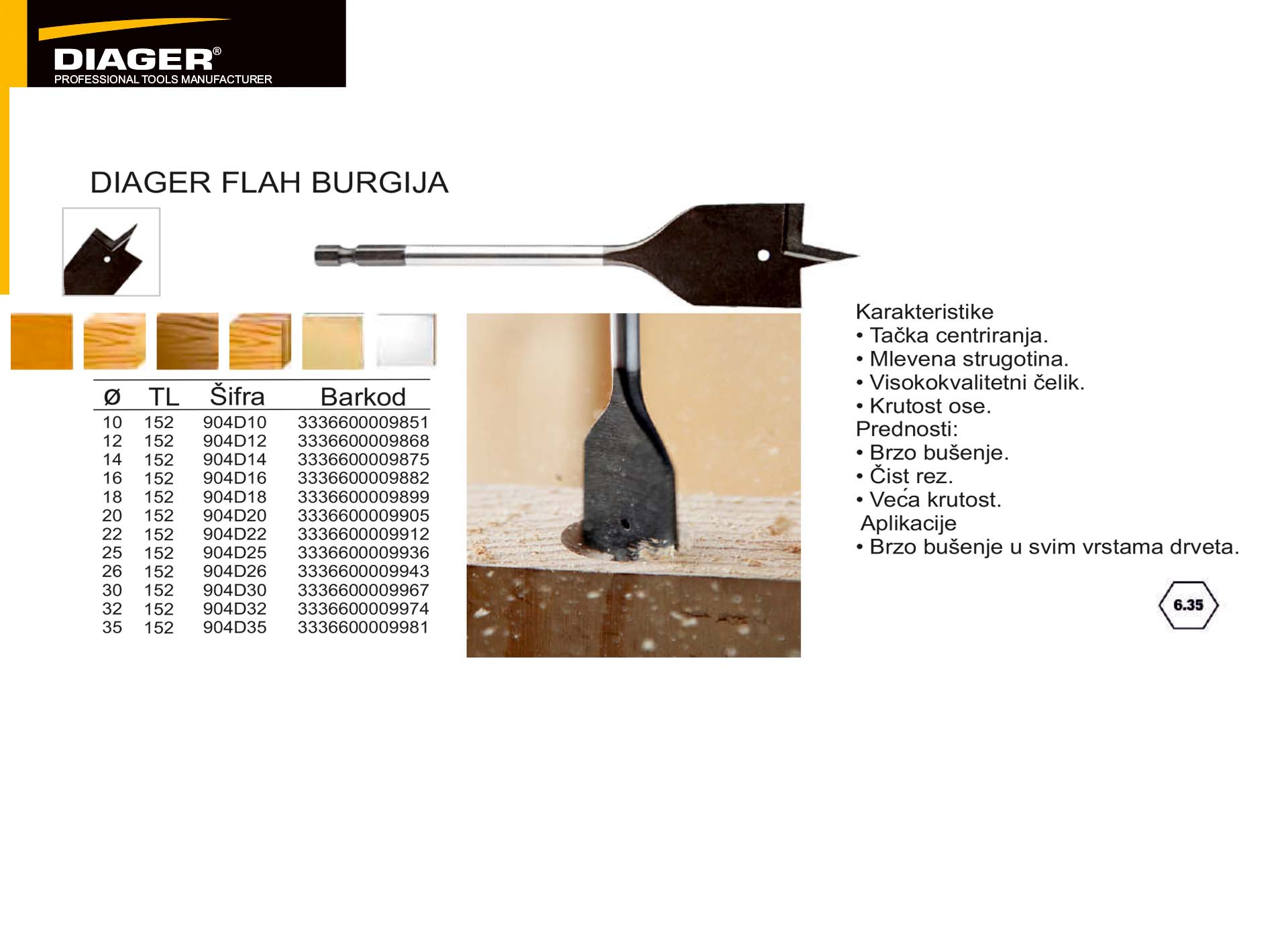 DIAGER FLAH BURGIJA