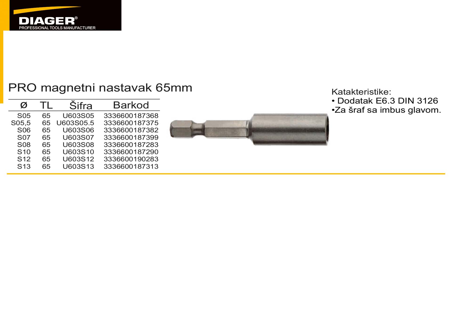 PRO magnetni nastavak 65mm