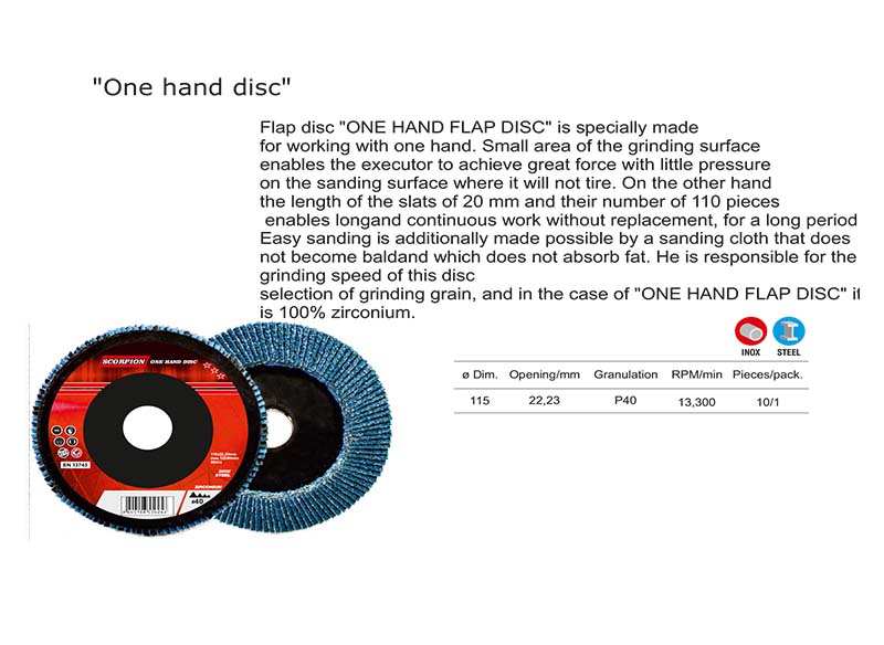 One hand disc