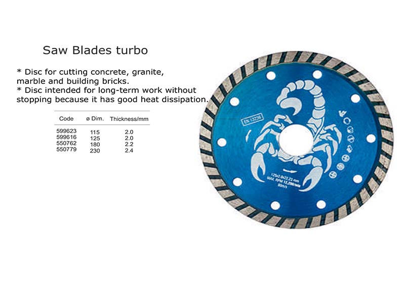 Saw Blades turbo