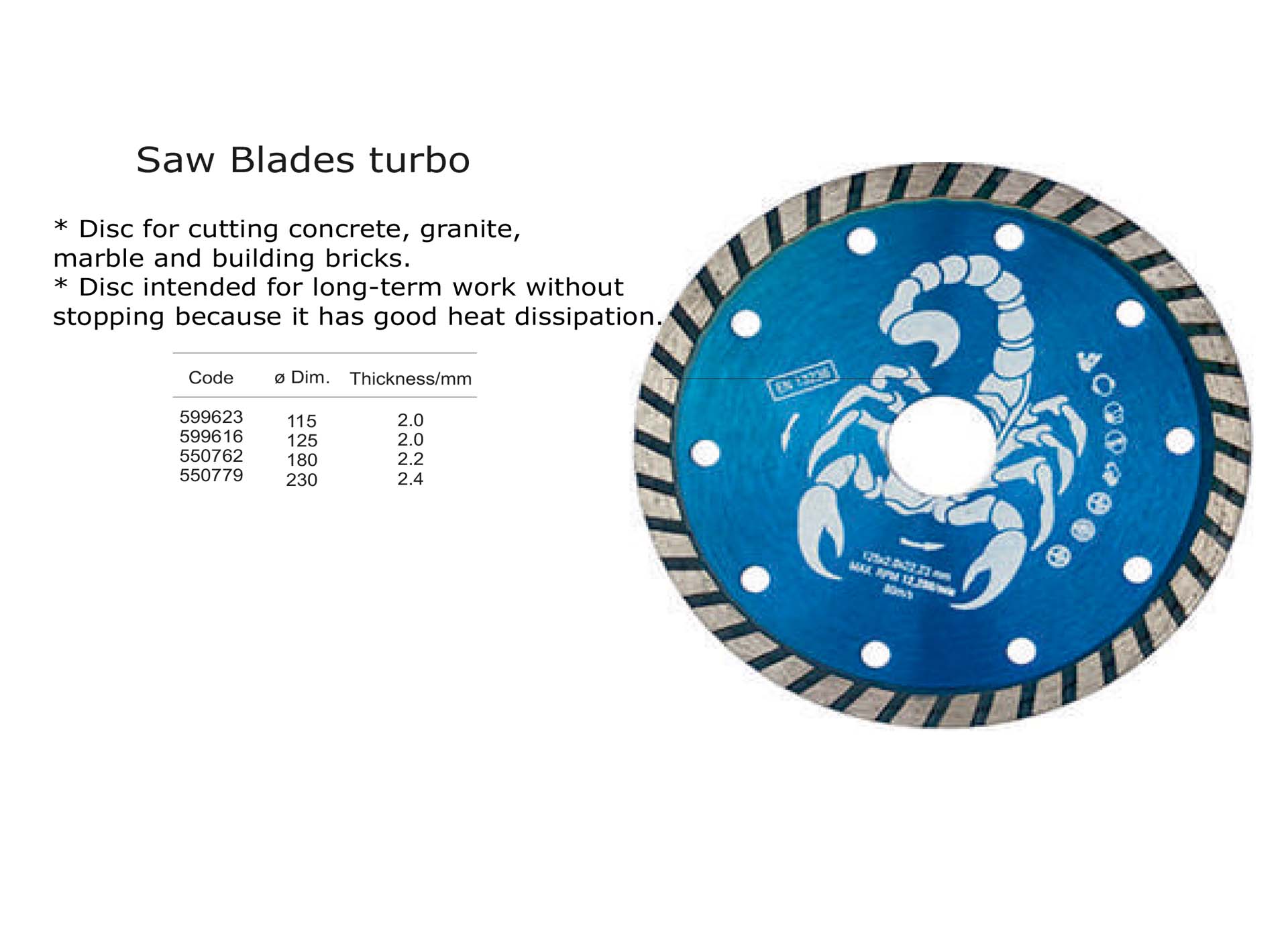 Saw Blades segmented