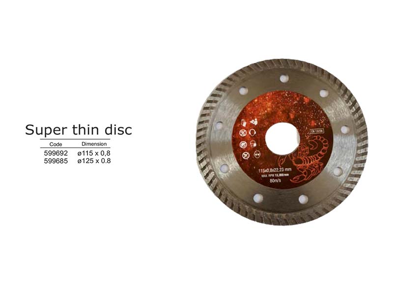 Super thin disc