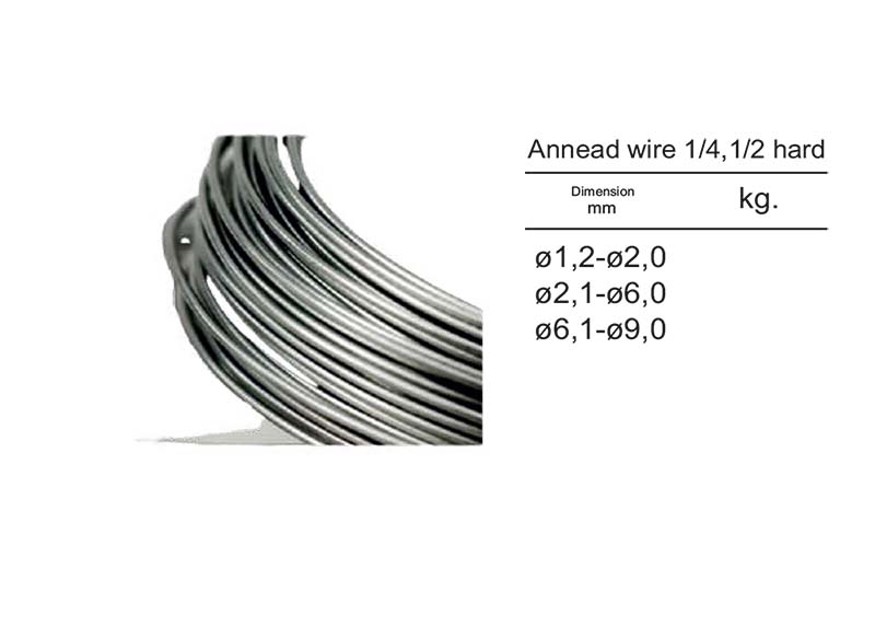 Annead wire 1/4,1/2 hard