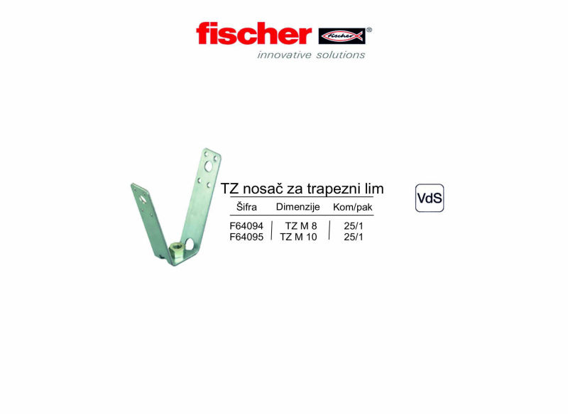 TZ nosač za trapezni lim