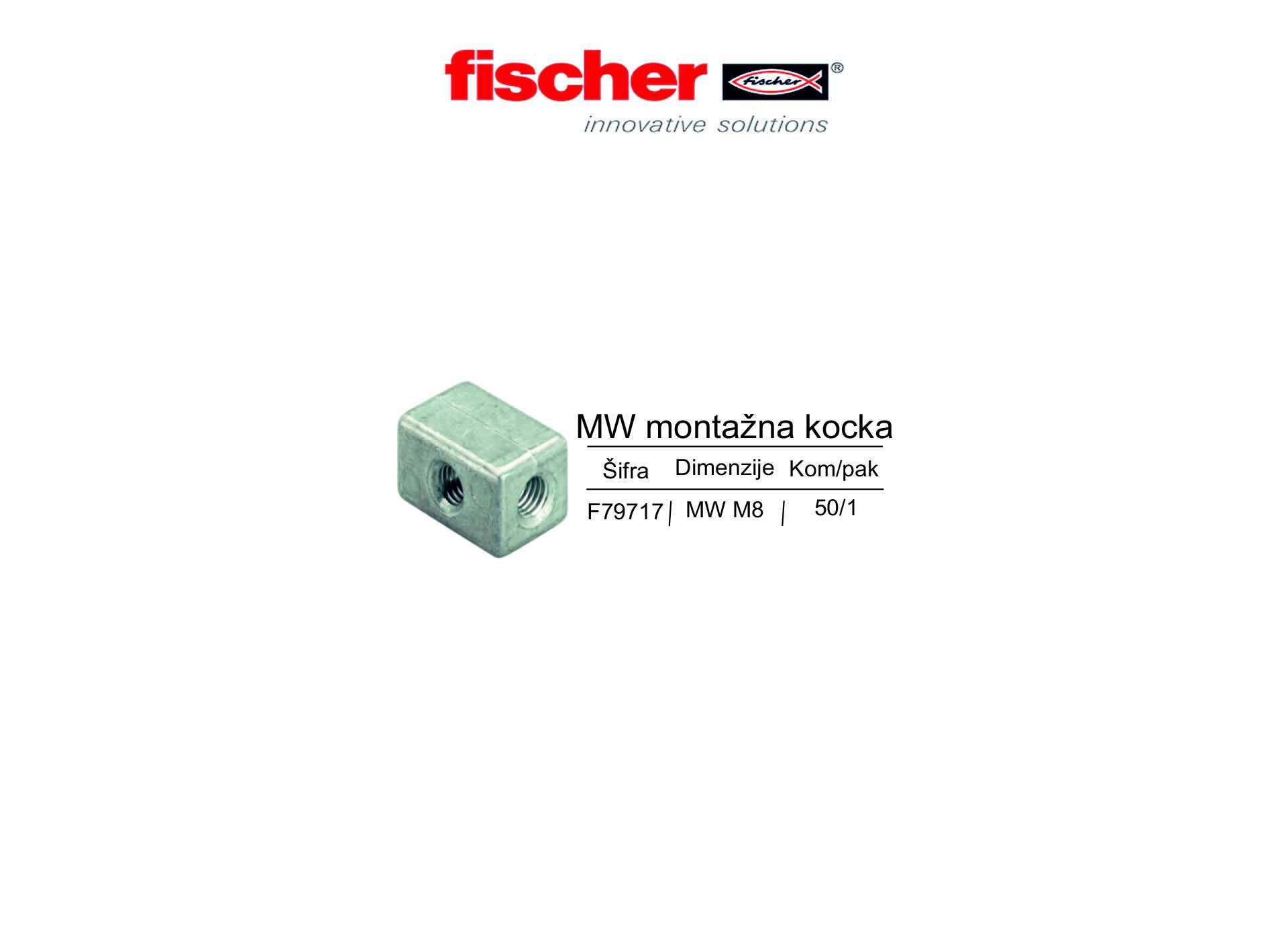 MW montažna kocka