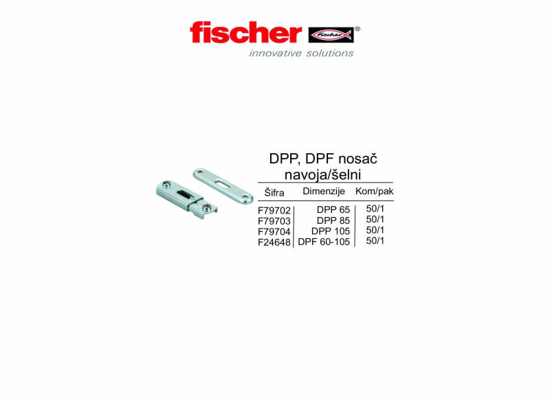 DPP, DPF nosač navoja/šelni