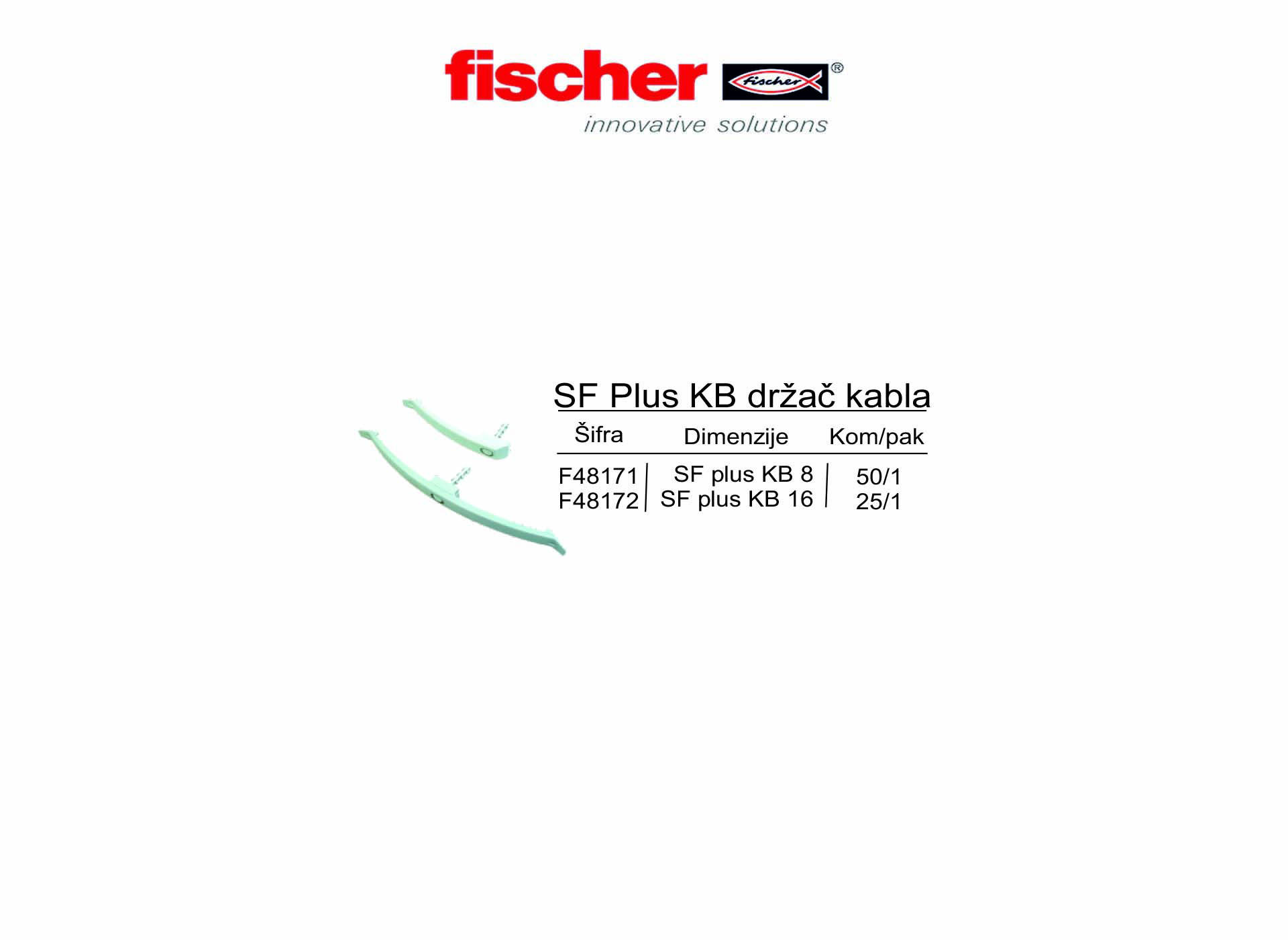 SF Plus KB držač kabla