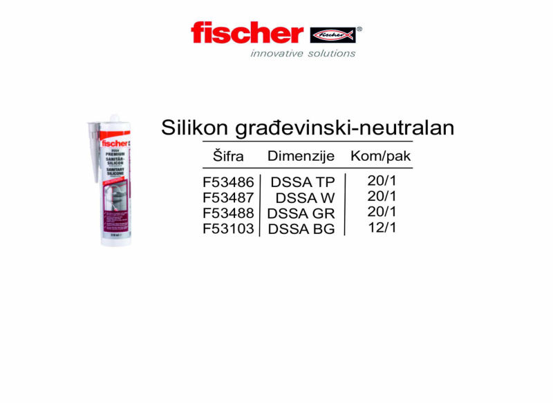 Silikon građevinski-neutralan