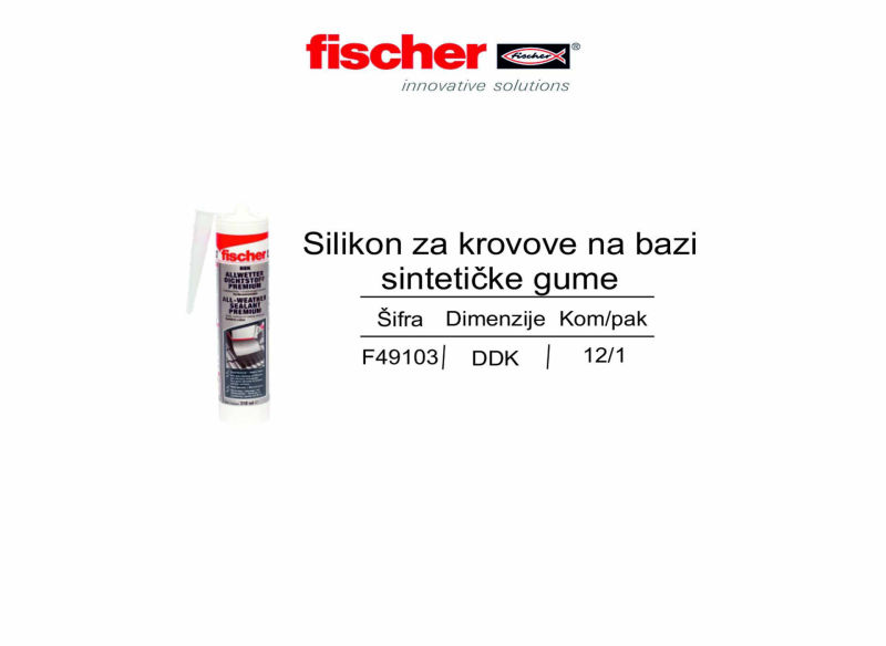 Silikon za krovove na bazi sintetičke gume