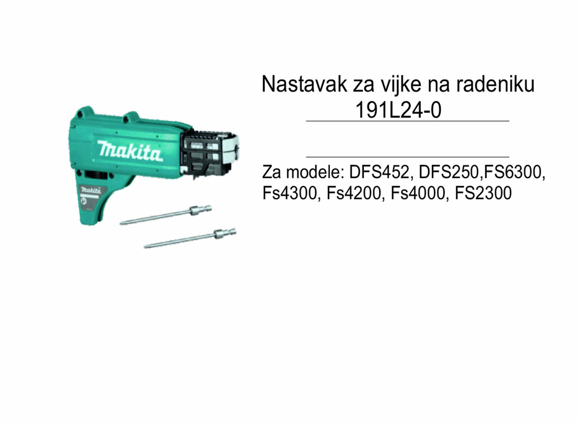 Nastavak za vijke na radeniku 191L24-0