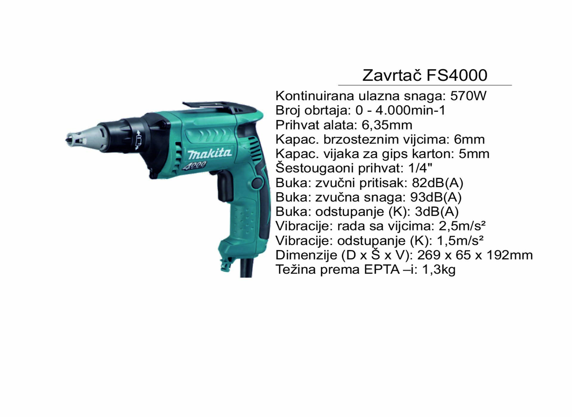 Zavrtač FS4000