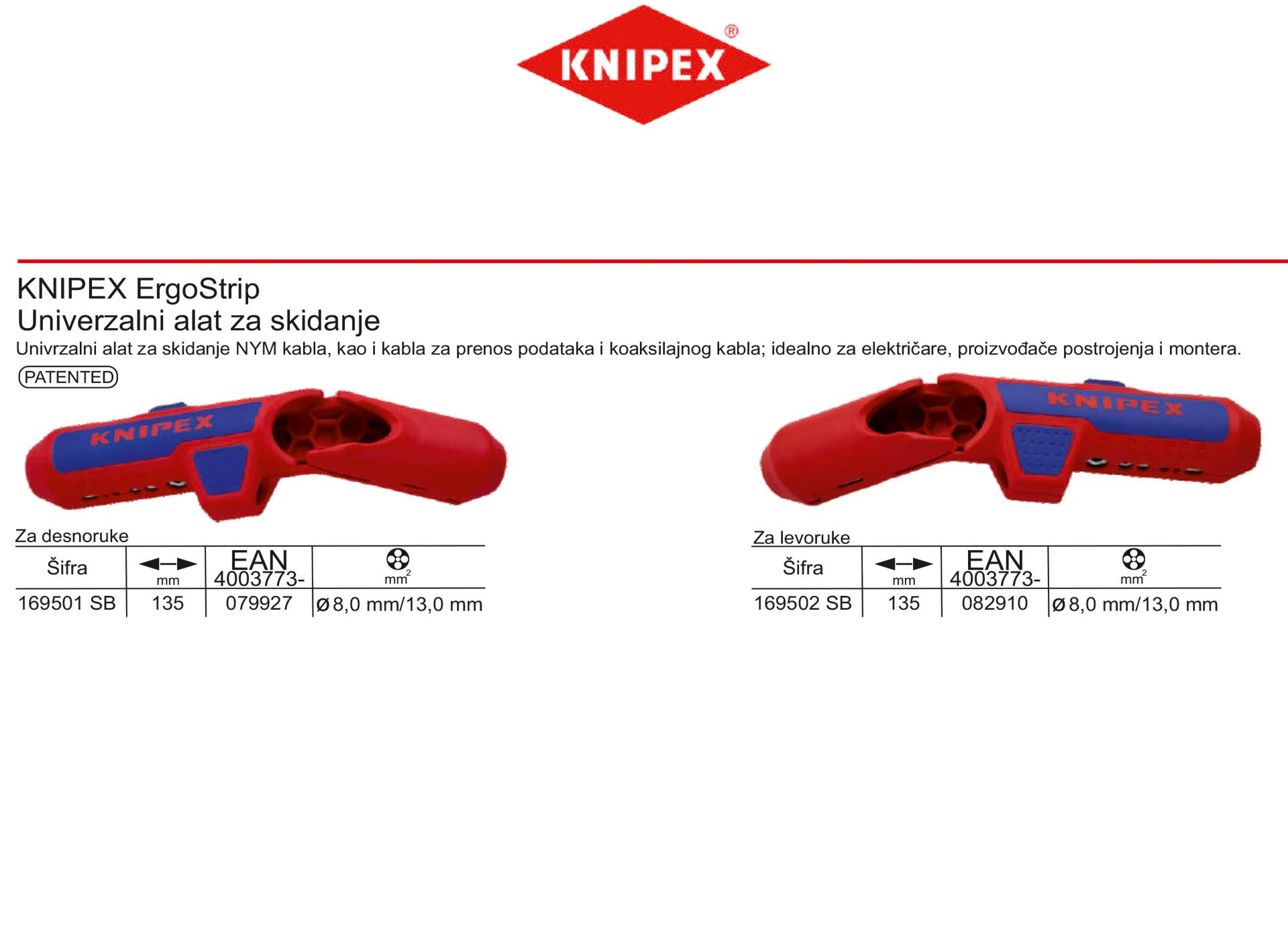 KNIPEX ErgoStrip