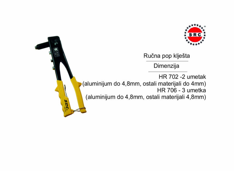 Ručna pop klješta
