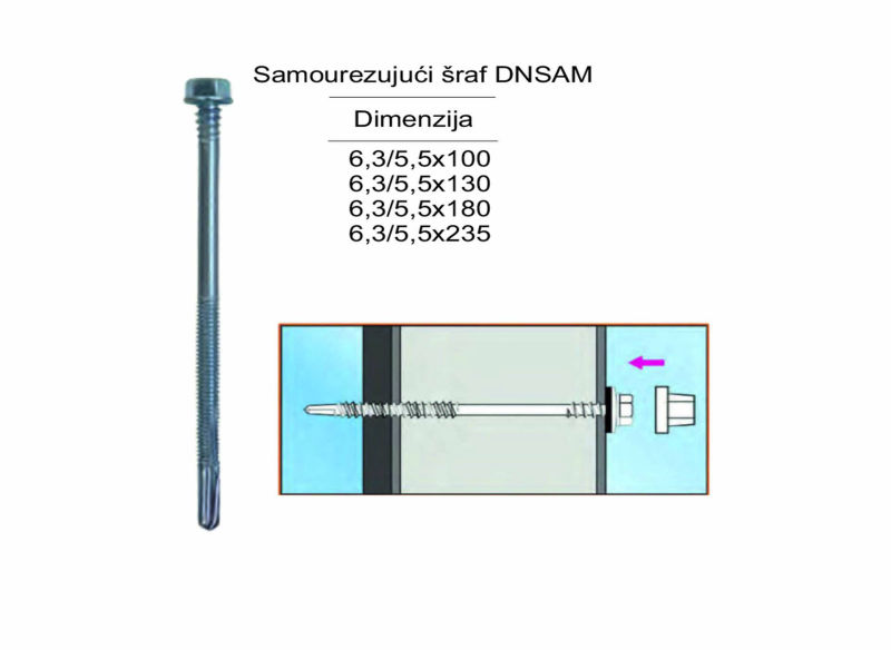 Samourezujući šraf DNSAM