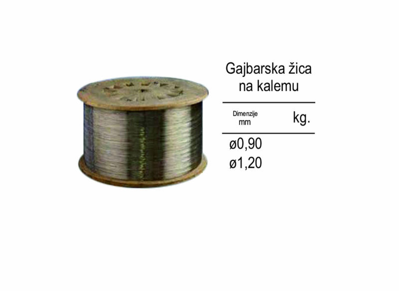 Gajbarska žica na kalemu